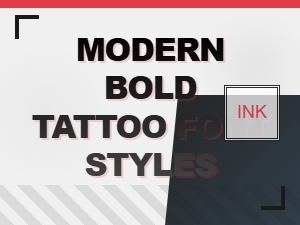 Modern Bold Tattoo Font Styles